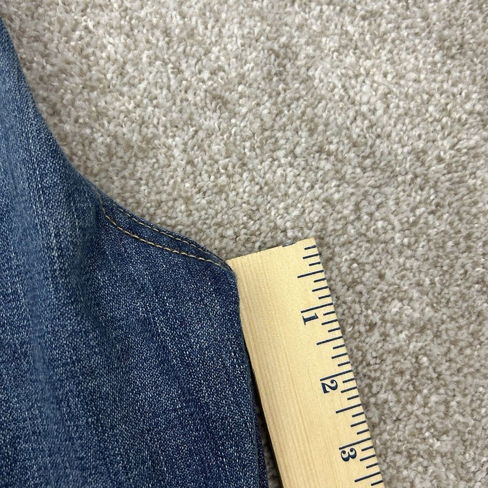 True Religion USA Straight Cut Blue Denim Jeans Men's Size 34 Hip Hop READ - Picture 9 of 13